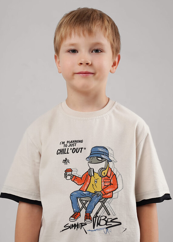 CLEVER Футболка 586155 867323/12кд_п бежевый