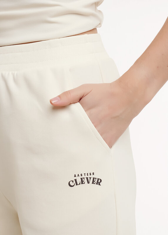 CLEVER Брюки 586159 LTR26-100 молочный