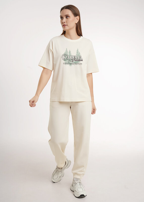 CLEVER Футболка 586161 LF26-100/5 молочный