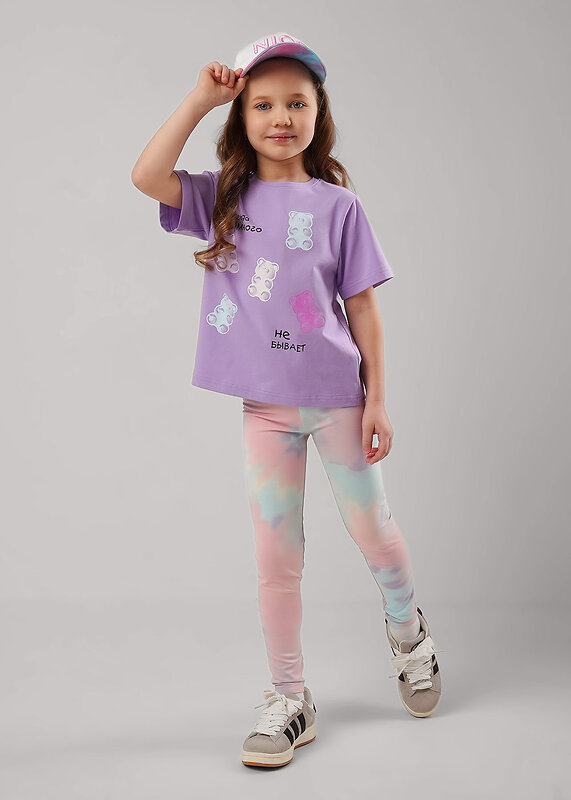 CLEVER Лосины 586180 903633гн розовый/фиолетовый