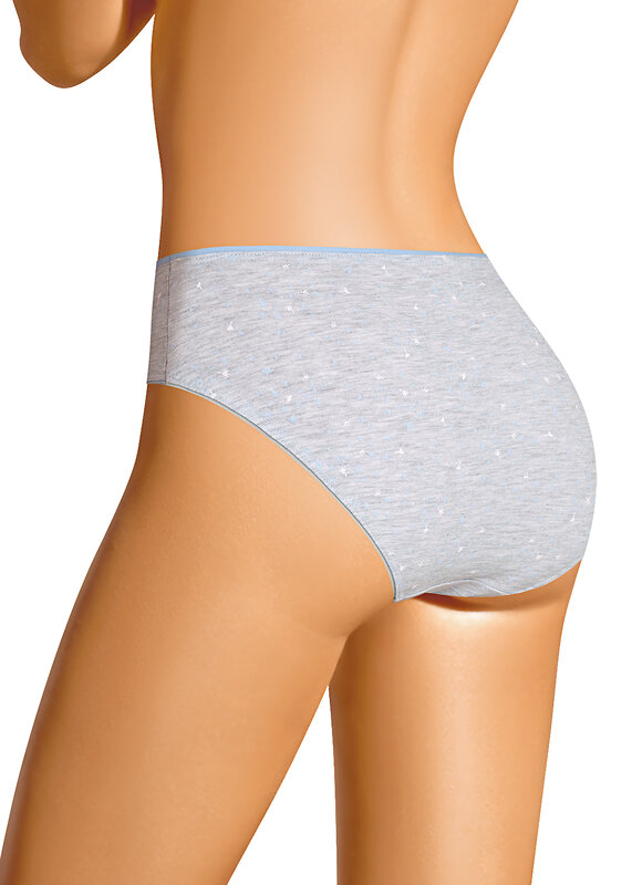 CLEVER Трусы 586186 C1226/1 меланж св.серый/св.голубой