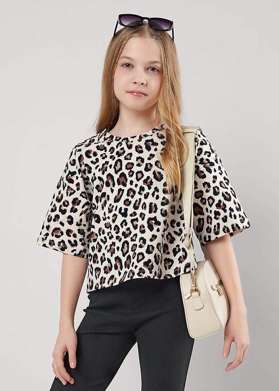 CLEVER Футболка 586205 867339гн бежевый/чёрный