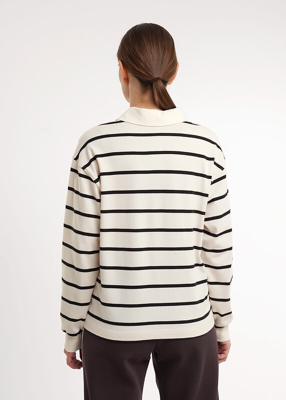 CLEVER Джемпер 586218 LF26-100/4 молочный/т.серый