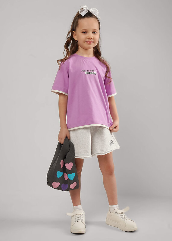 CLEVER Футболка 586234 867355/13кд_п св.фиолетовый