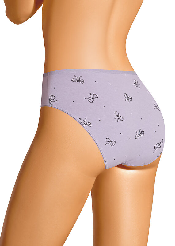 CLEVER Трусы 586262 C1207/3 св.фиолетовый/т.серый