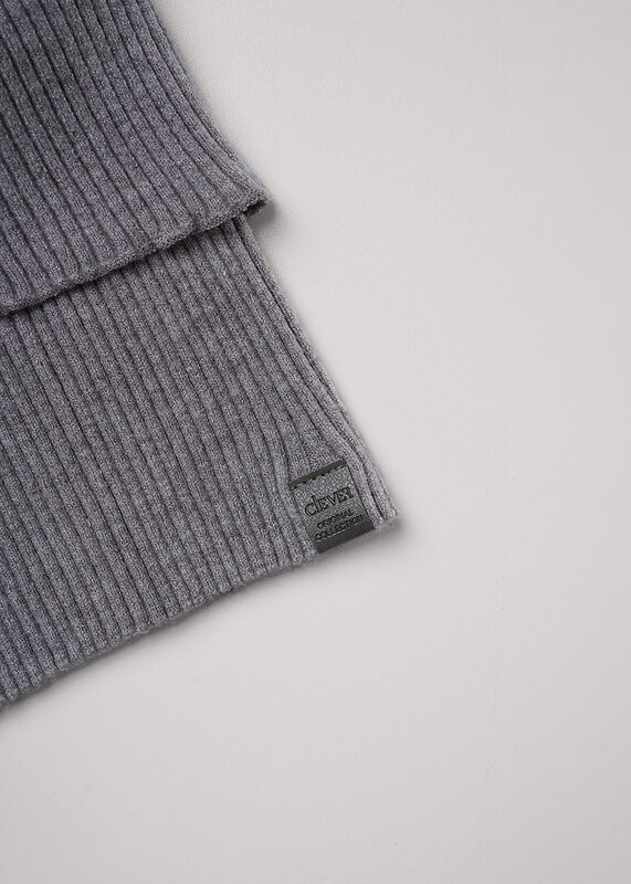 CLEVER Шарф 586295 544055вн меланж серый