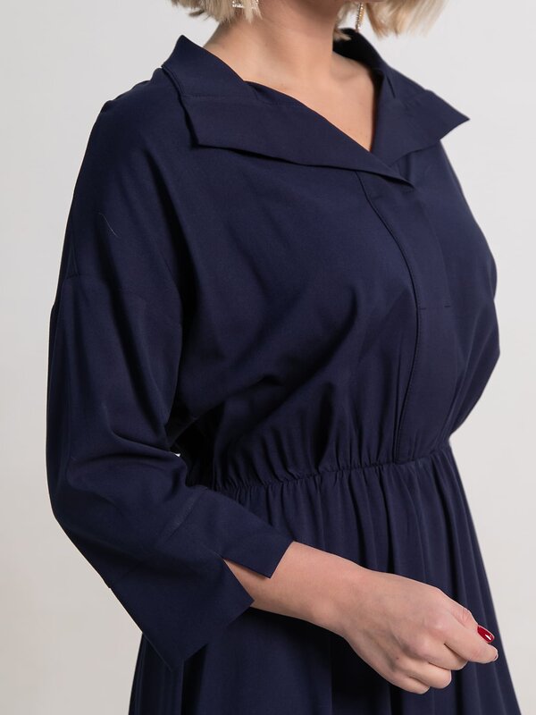 LT Collection Платье 586309 П15098-16М темно-синий