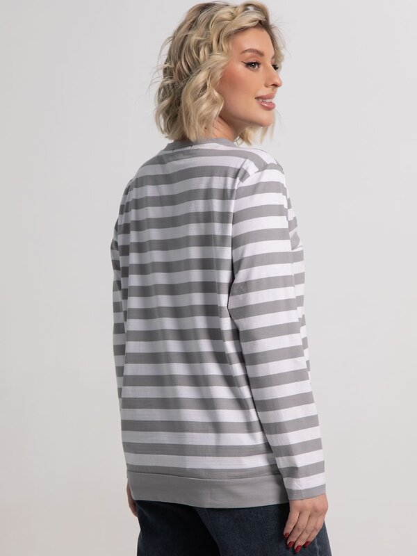 LT Collection Блуза 586313 Б15285-18М серый