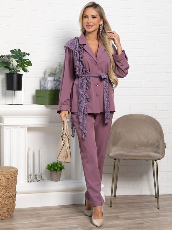 LT Collection Костюм 586318 К15332-4М фиолетовый