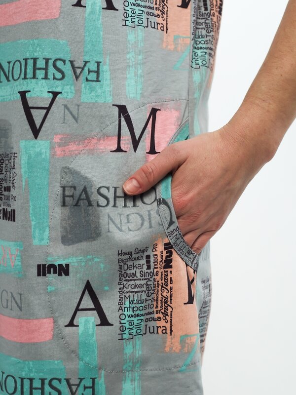 Binita Туника 586350 1227-7 серо-мятный