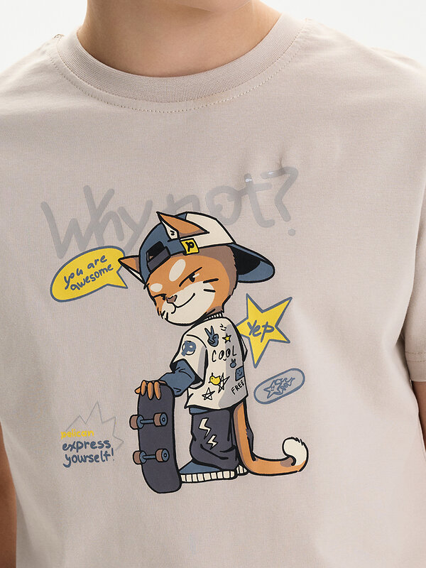 PELICAN Футболка 586375 BFT3387/3U Светло-серый