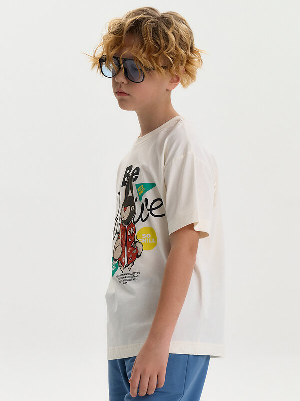 PELICAN Футболка 586377 BFT3387/4U Молочный