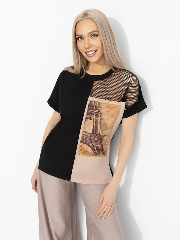 CHARUTTI Футболка 586398 12711 Черный