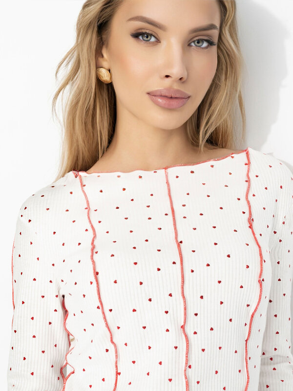 CHARUTTI Лонгслив 586425 12720 Белый