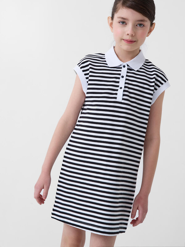 PLAYTODAY Платье 586525 12621330 белый,темно-серый