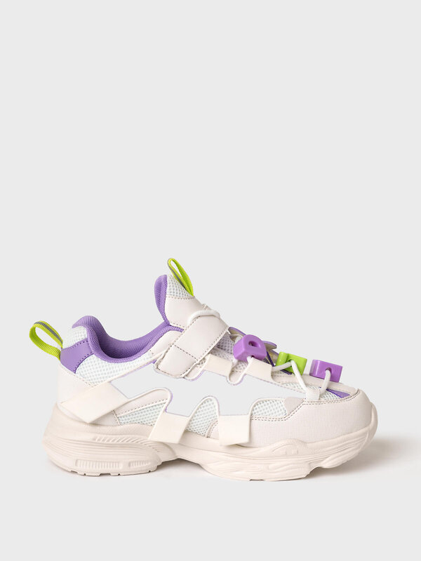 PLAYTODAY Полуботинки 586538 12621780 белый,сиреневый