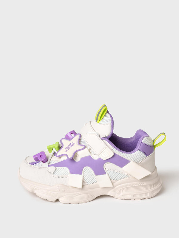 PLAYTODAY Полуботинки 586538 12621780 белый,сиреневый