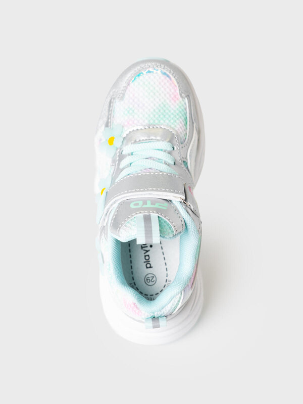 PLAYTODAY Полуботинки 586577 12622765 бирюзовый,серебряный