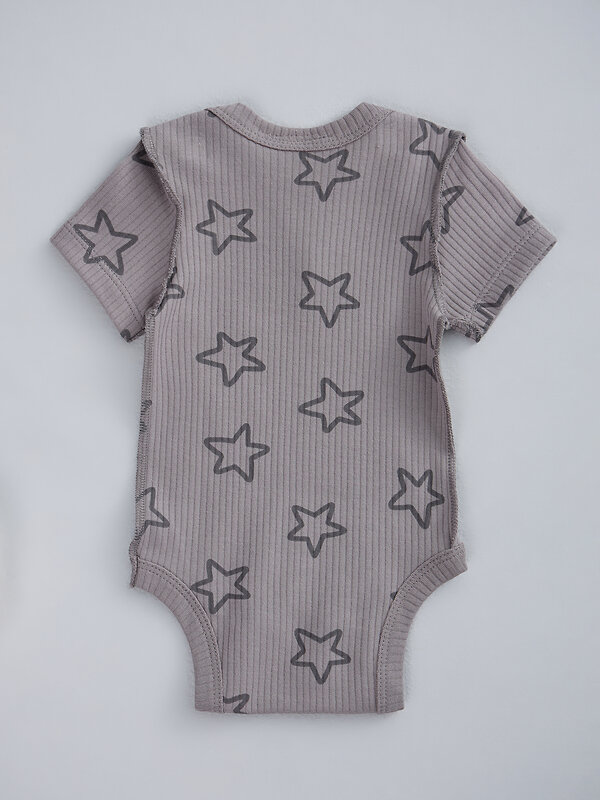 MARK FORMELLE Боди детское 586619 13015-1-2 абрикосовый щербет +звездочки на сером