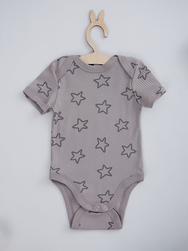 MARK FORMELLE Боди детское 586621 13015-2 абрикосовый щербет +звездочки на сером