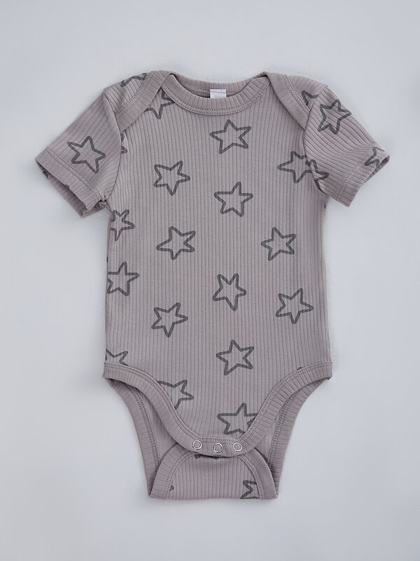 MARK FORMELLE Боди детское 586621 13015-2 абрикосовый щербет +звездочки на сером