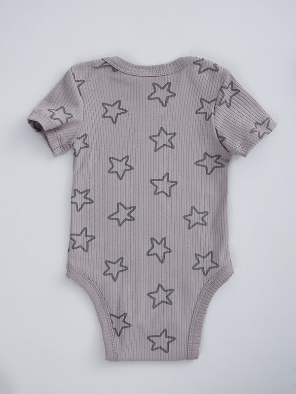 MARK FORMELLE Боди детское 586621 13015-2 абрикосовый щербет +звездочки на сером