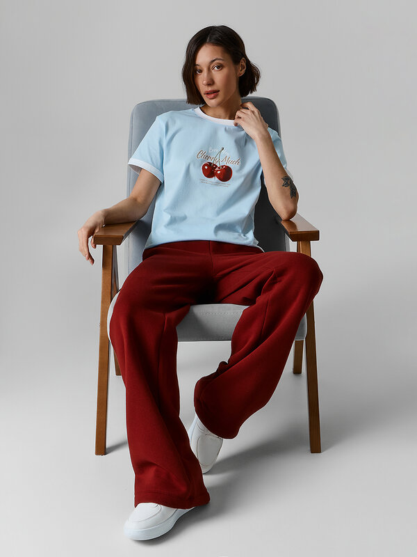 MARK FORMELLE Брюки 586631 182266 бордовый