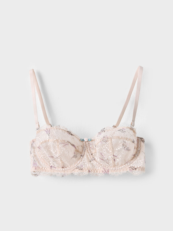 MARK FORMELLE Бюстгальтер 586654 512820 цветы лаванды на жемчужном