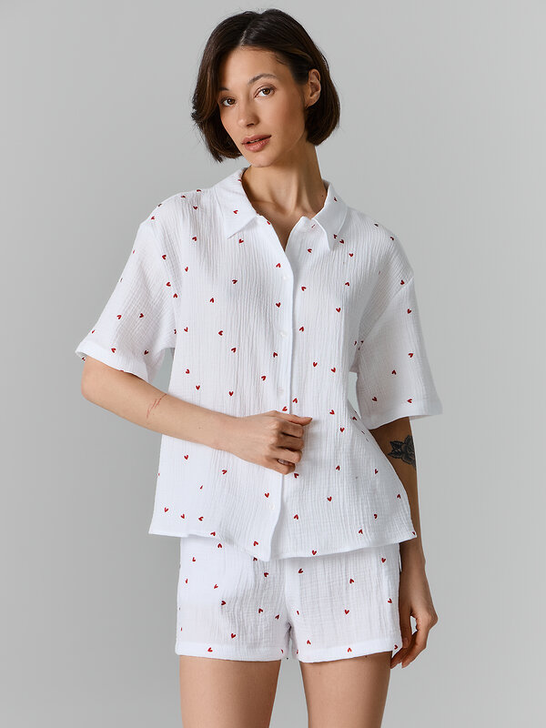 MARK FORMELLE Костюм 586708 592674 сердечки на белом