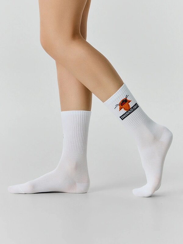 MARK FORMELLE Женские носки 586741 217G-2663 белый