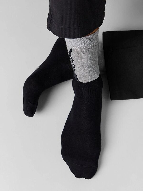 MARK FORMELLE Мужские носки 586748 017K-3492 серый меланж