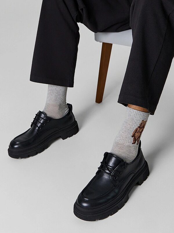 MARK FORMELLE Мужские носки 586752 106K-3554 серый меланж