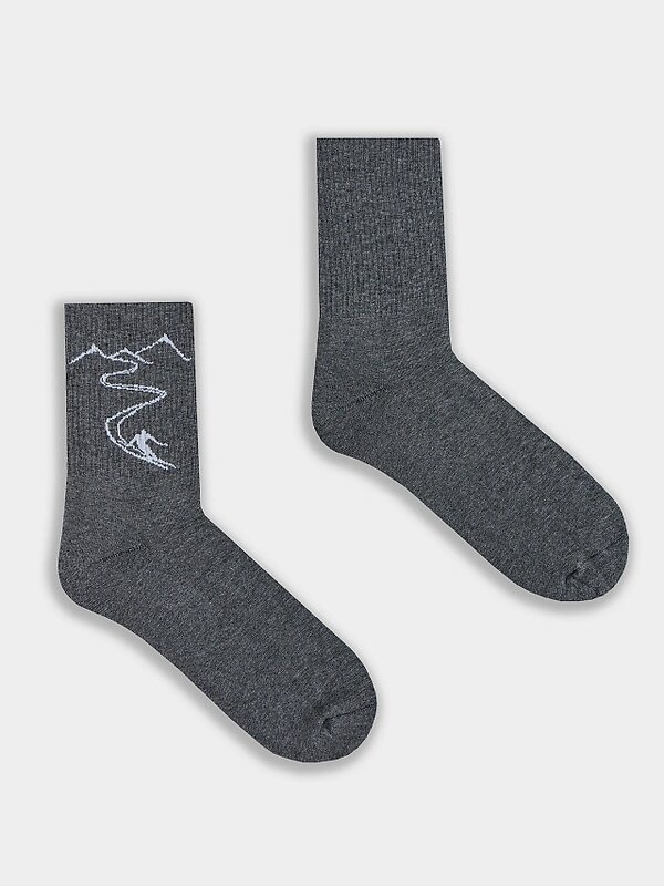 MARK FORMELLE Мужские носки 586753 140K-3349 т.серый меланж