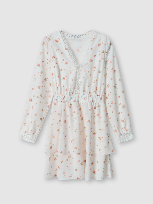MARK FORMELLE Платье 586760 154037 розочки на белом