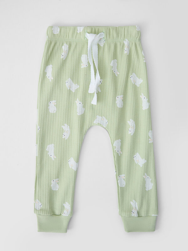 MARK FORMELLE Ползунки 586764 85118-2 зайки на бежевом +зайчата на св.зеленом