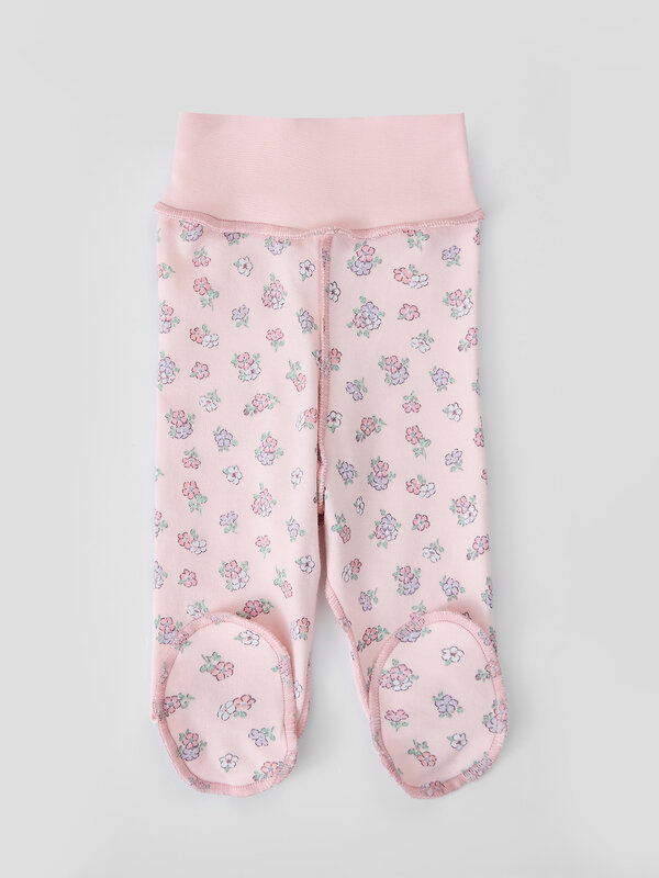 MARK FORMELLE Ползунки 586765 85117-1-3 котики с цветами на молочном +мята +цветочки на розовом