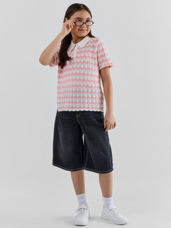 MARK FORMELLE Поло 586767 127999 бело -розовая волна