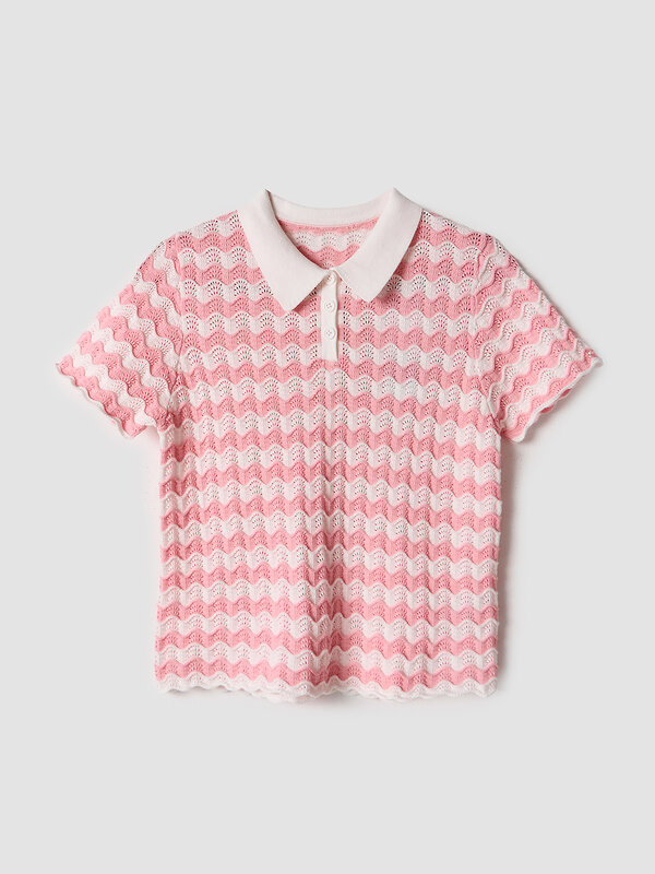MARK FORMELLE Поло 586767 127999 бело -розовая волна
