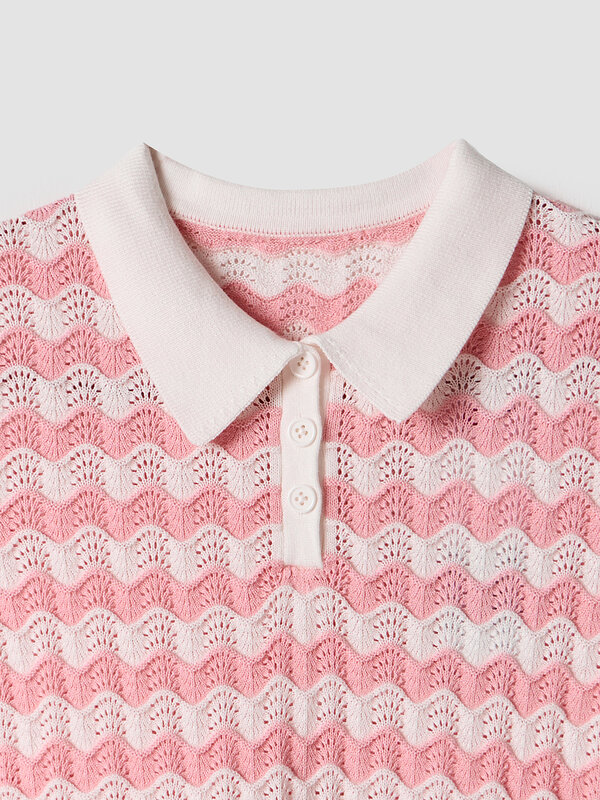 MARK FORMELLE Поло 586767 127999 бело -розовая волна