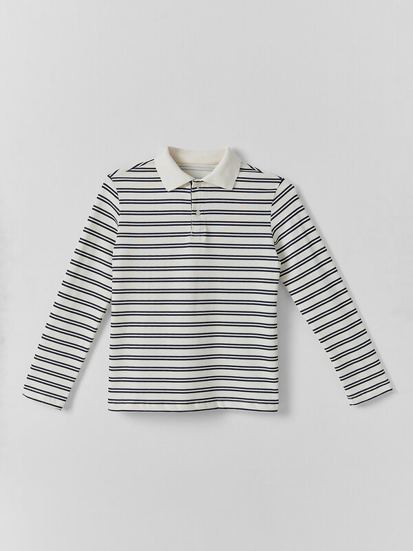 MARK FORMELLE Поло 586770 123493 серая полоска на св.молочном