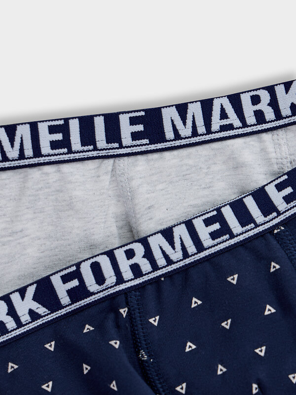 MARK FORMELLE Трусы 586802 413354-2 св.серый меланж+треуг. на море
