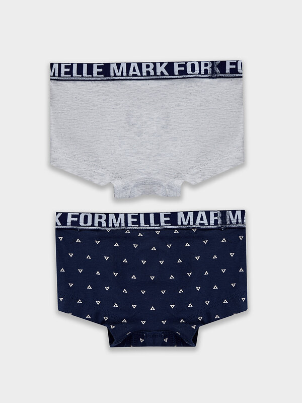 MARK FORMELLE Трусы 586802 413354-2 св.серый меланж+треуг. на море