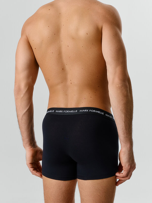 MARK FORMELLE Трусы 586863 411221-2 черный +японский паттерн на бордовом