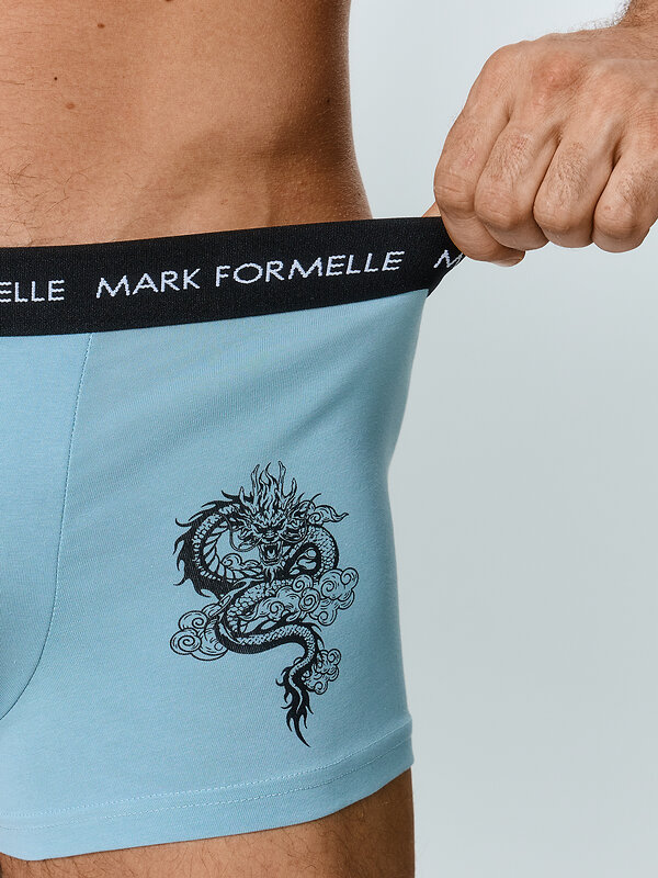 MARK FORMELLE Трусы 586864 411228-2 полынь +драконы на чёрном