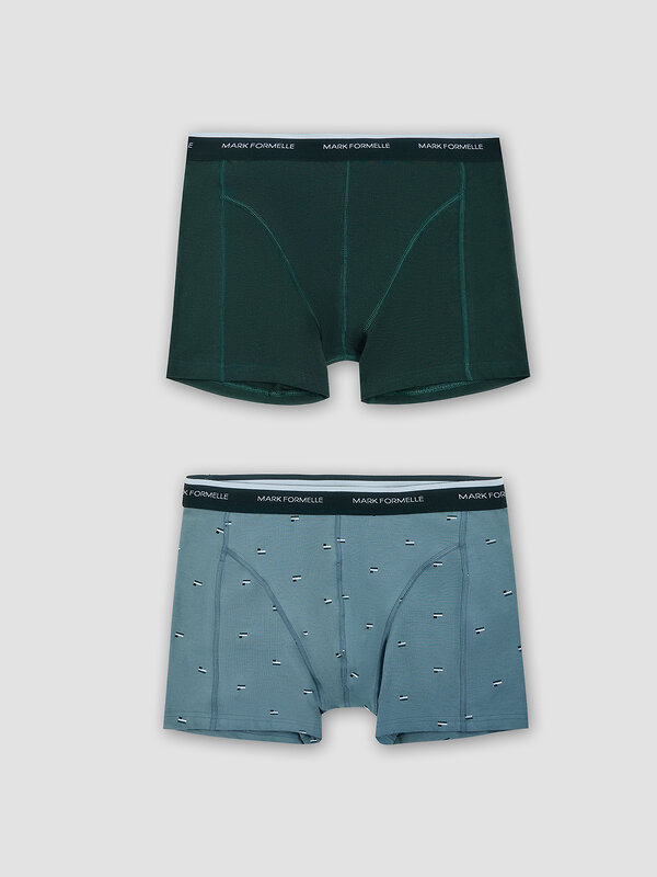 MARK FORMELLE Трусы 586866 411235-2 узор на бризе +зеленый бархат