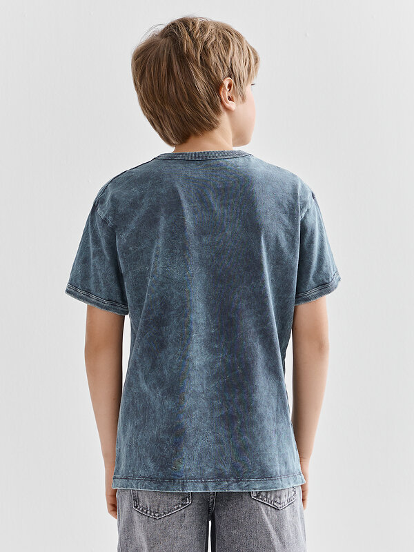 MARK FORMELLE Футболка 586879 113448 ACID WASH графит +печать