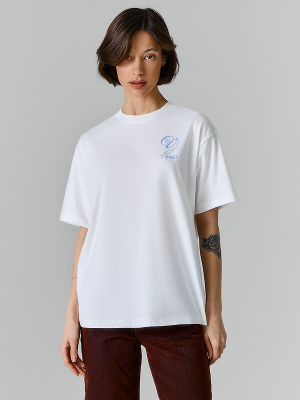 MARK FORMELLE Футболка 586883 112678 белый +печать