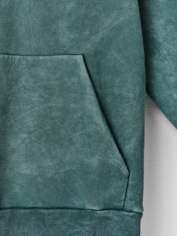 MARK FORMELLE Худи 586898 121825 ACID WASH травяной +печать