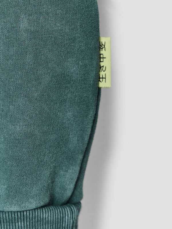 MARK FORMELLE Худи 586898 121825 ACID WASH травяной +печать