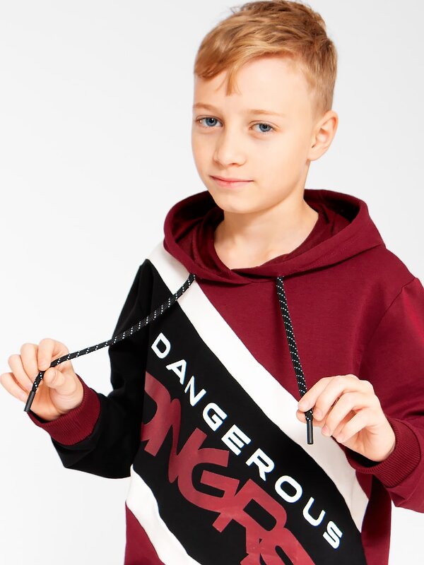 Bonito Толстовка 586957 OP1248 бордовый